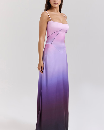 Women Black Tie Lace Up Corset Back Maxi Dress - product image 27