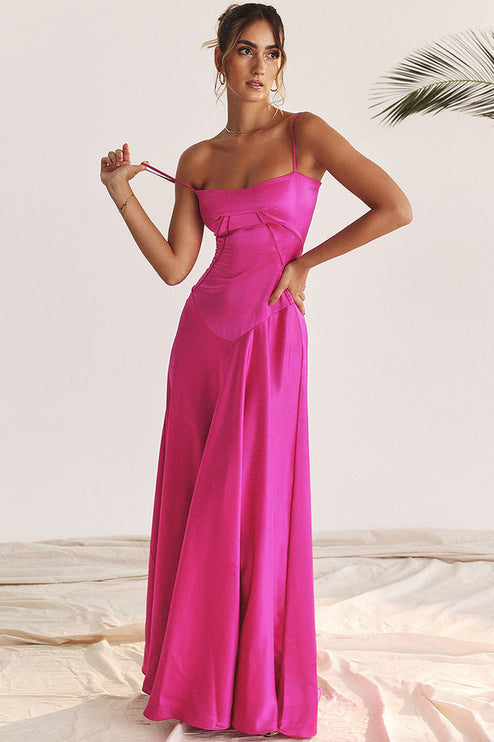 Women Black Tie Lace Up Corset Back Maxi Dress - product image 14
