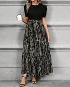 Fern Print Black / S
