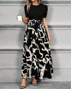 Monochrome Abstract Black / S