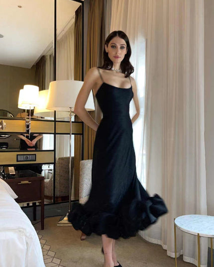 Women Graduation Scoop Neck Flounce Midi Dress - product image 17