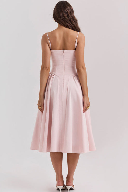Women Sweetheart Neck Midi Dress with Pockets Midi Dress - product image 22