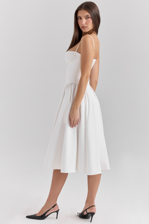 Women Sweetheart Neck Midi Dress with Pockets Midi Dress - product image 36