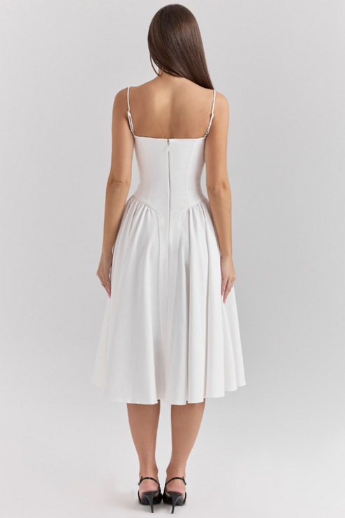 Women Sweetheart Neck Midi Dress with Pockets Midi Dress - product image 37