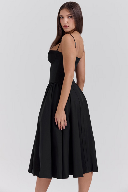 Women Sweetheart Neck Midi Dress with Pockets Midi Dress - product image 40